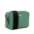 Prada AB Prada Green Saffiano Leather Small Brique Crossbody Italy