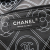 Chanel AB Chanel Black with White Ivory Coated Canvas Fabric Large Camellia Logo Bowling Satchel Italy