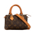 Louis Vuitton B Louis Vuitton Brown Monogram Canvas Canvas Monogram Nano Speedy Bandouliere France