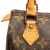 Louis Vuitton B Louis Vuitton Brown Monogram Canvas Canvas Monogram Nano Speedy Bandouliere France