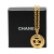 Chanel AB Chanel Gold Gold Plated Metal CC Round Pendant Necklace France