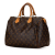 Louis Vuitton B Louis Vuitton Brown Monogram Canvas Canvas Monogram Speedy 30 France