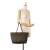 Fendi B Fendi Brown Coated Canvas Fabric Small Zucca Spalmati Roll Tote Italy