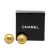 Chanel B Chanel Gold Gold Plated Metal CC Clip On Earrings France