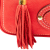 Loewe B LOEWE Red Calf Leather Anagram Tassel Handbag China