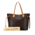 Louis Vuitton B Louis Vuitton Brown Monogram Canvas Canvas Monogram Neverfull MM France