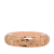 Louis Vuitton B Louis Vuitton Pink with Gold Resin Plastic Monogram Inclusion Bangle GM Italy