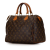 Louis Vuitton B Louis Vuitton Brown Monogram Canvas Canvas Monogram Speedy 30 France