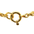 Chanel AB Chanel Gold Gold Plated Metal Triple CC Clover Pendant Necklace France