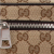 Gucci B Gucci Brown Beige Canvas Fabric GG Waist Pouch Italy