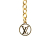 Louis Vuitton B Louis Vuitton Gold Gold Plated Metal Essential V Necklace Italy