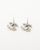 Chanel CC Rhinestone Earrings