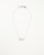 Christian Dior Rhinestone Logo Necklace