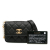 Chanel AB Chanel Black Lambskin Leather Leather CC Lambskin About Pearls Card Holder On Chain Italy