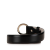 Bvlgari AB Bvlgari Black Calf Leather Bvlgari Bvlgari Belt Italy