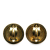 Chanel B Chanel Gold Gold Plated Metal CC Clip On Earrings France