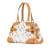 Louis Vuitton AB Louis Vuitton White Monogram Multicolore Canvas Canvas Monogram Multicolore Claudia France