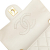 Chanel B Chanel White Lambskin Leather Leather Mini Square Classic Lambskin Single Flap France