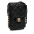 Chanel B Chanel Black Lambskin Leather Leather Lambskin My Precious Phone Case Flap France