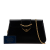 Cartier B Cartier Black Calf Leather Sapphire Chain Crossbody France