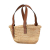 Loewe B LOEWE Brown Beige Raffia Natural Material Mini Basket Tote Spain