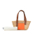 Loewe B LOEWE Brown Beige Raffia Natural Material Mini Basket Tote Spain