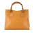 Gucci B Gucci Brown Light Brown Calf Leather Medium Bamboo Diana Tote Italy