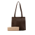 Celine B Celine Brown Coated Canvas Fabric Macadam Tote Italy