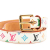 Louis Vuitton AB Louis Vuitton White Monogram Canvas Canvas Monogram Multicolore Ceinture Belt Spain