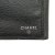 Chanel B Chanel Black Calf Leather skin Camellia Long Wallet Italy