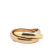 Tiffany & Co B Tiffany Gold Yellow Gold Metal Tricolor 14K Gold Classic Trinity Ring France