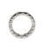 Bvlgari B Bvlgari Silver 18K White Gold Metal B Zero1 1 Band Ring Italy