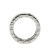 Bvlgari B Bvlgari Silver 18K White Gold Metal B Zero1 1 Band Ring Italy