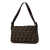 Fendi B Fendi Brown Canvas Fabric Zucca Baguette Italy