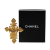 Chanel B Chanel Gold Gold Plated Metal CC Cross Brooch France