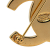 Chanel B Chanel Gold Gold Plated Metal CC Turn-Lock Brooch France