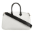 Louis Vuitton B Louis Vuitton White with Black Calf Leather All Set MM France