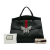 Gucci AB Gucci Black Calf Leather Large Linea Totem Satchel Italy