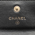 Chanel B Chanel Black Patent Leather Leather CC Quilted Patent and Lambskin Trifold Wallet Italy