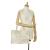 Christian Dior B Dior Brown Beige Canvas Fabric Medium Oblique Book Tote Italy