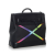 Louis Vuitton A Louis Vuitton Black with Multi Taiga Leather Leather Taiga Rainbow Steamer PM France