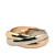 Cartier AB Cartier Gold 18K Yellow Gold Metal Tricolor 18K Les Must de Cartier Classic Trinity Ring France