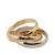 Cartier AB Cartier Gold 18K Yellow Gold Metal Tricolor 18K Les Must de Cartier Classic Trinity Ring France