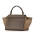 Celine B Celine Brown Calf Leather Small Trapeze Satchel Italy