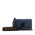 Gucci AB Gucci Blue Navy Calf Leather Medium Miss Bamboo Crossbody Italy