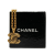 Chanel B Chanel Gold Gold Plated Metal Quilted CC Pendant Necklace France