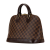 Louis Vuitton B Louis Vuitton Brown Damier Canvas Canvas Damier Ebene Alma MM France