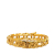 Chanel B Chanel Gold Gold Plated Metal CC Interlocking Chain Bangle Bracelet France