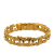 Chanel B Chanel Gold Gold Plated Metal CC Interlocking Chain Bangle Bracelet France