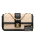 Chanel AB Chanel Brown Beige Lambskin Leather Leather Large Quilted Lambskin Elegant CC Flap France